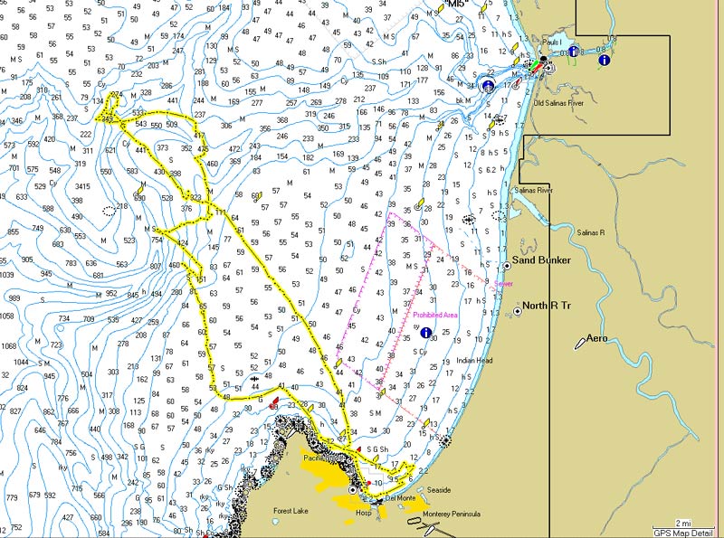 Monterey Bay 21 Jan 2007 chart